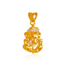 22 kt Gold Lord Ganesha Pendant ( Ganesh, Laxmi, Krishna and more )