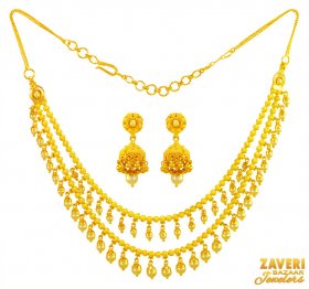22K Gold Necklace Sets - 22K Gold 