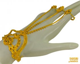 22kt Gold Filigree Panja ( 1 pc) ( 22K Ladies Bracelets )