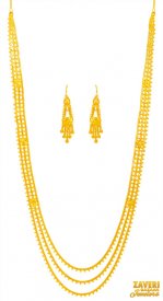 22 Karat Gold Long Chandra Haar ( 22K Necklace Sets (Long) )