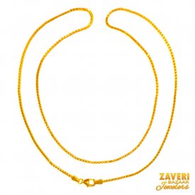 22 Karat Gold box chain ( Plain Gold Chains )