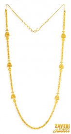 22kt Gold Long Mala with Jhumki  ( Long Chains (Ladies) )