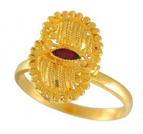 22K Gold Ladies Ring ( 22K Gold Rings )