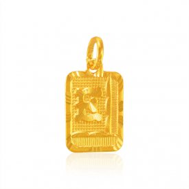 Gold 22k Initial pendant ( Gold Initial Pendants )