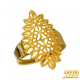 22Kt Gold Fancy Ring ( 22K Gold Rings )