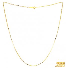 22Kt Gold Two Tone Fancy Chain