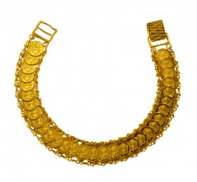 22KT Gold Coins Bracelet  ( 22K Ladies Bracelets )