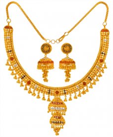 22K Gold Necklace Sets - page 6 - 22K Gold Necklace and Earrings Sets ...