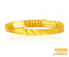 22k Gold Carved band (Ring)