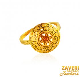 22Kt Gold  Ring for Ladies ( 22K Gold Rings )