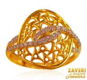 22kt gold Ring for Ladies ( Stone Rings )