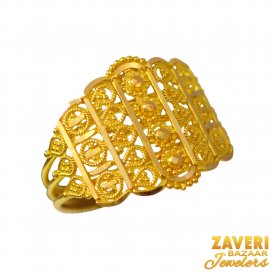 22Kt Gold Fancy Ring ( 22K Gold Rings )