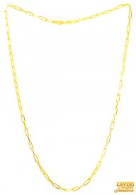 22Kt Gold Paper Clip Chain ( Gold Fancy Chains )